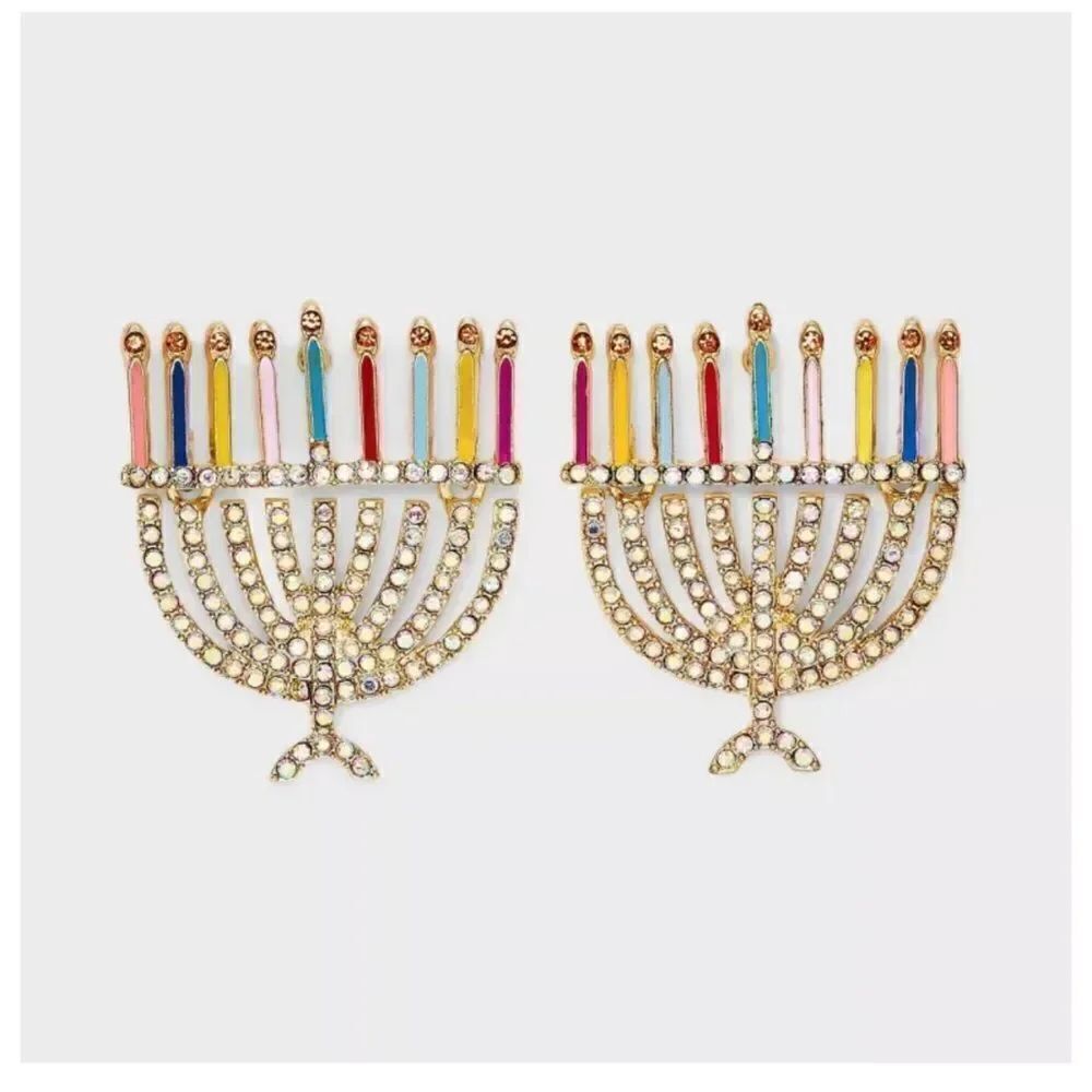 BAUBLEBAR Sugarfix Light The Candles Menorah Earrings *NEW*